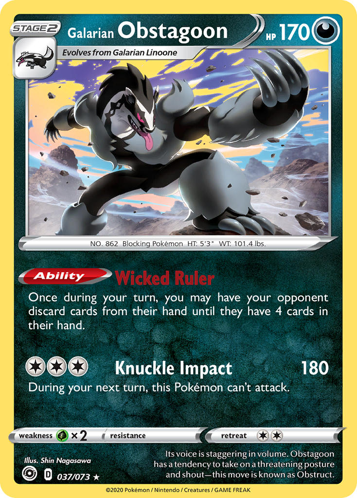 Galarian Obstagoon (037/073) [Sword & Shield: Champion's Path] | Odin's Place