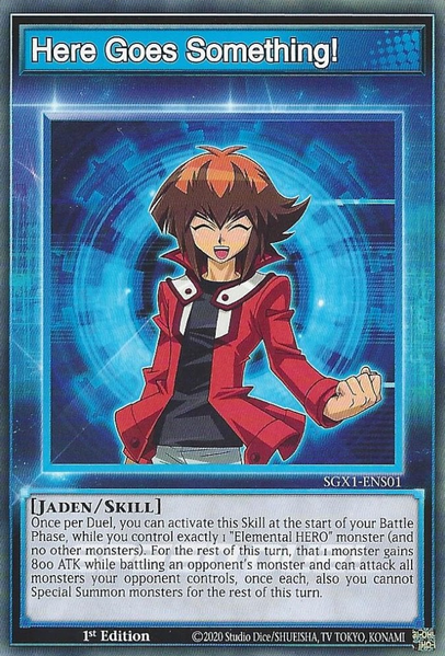 Here Goes Something! [SGX1-ENS01] Common | Odin's Place