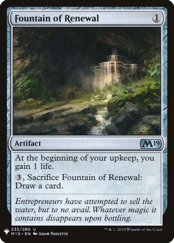 Fountain of Renewal [Mystery Booster] | Odin's Place