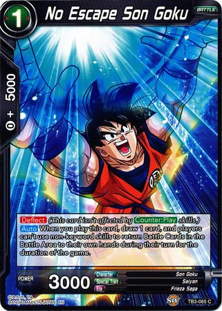 No Escape Son Goku (TB3-065) [Clash of Fates] | Odin's Place