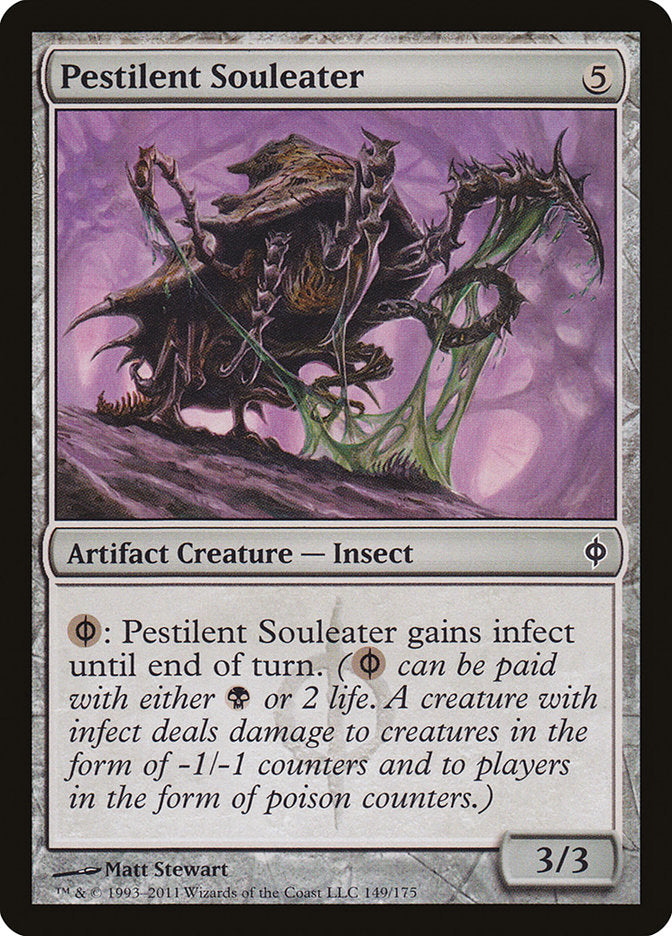 Pestilent Souleater (149) [New Phyrexia] | Odin's Place