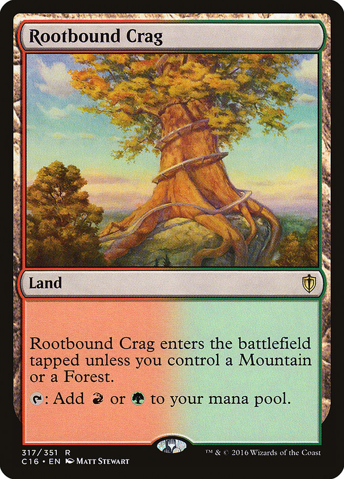 Rootbound Crag (317) [Commander 2016] | Odin's Place