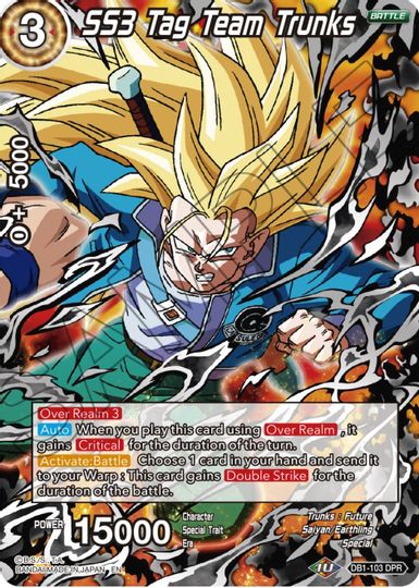 SS3 Tag Team Trunks (DB1-103) [Tournament Promotion Cards] | Odin's Place