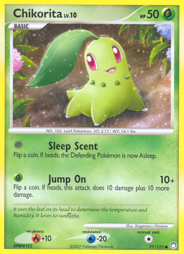 Chikorita (77/123) [Diamond & Pearl: Mysterious Treasures] | Odin's Place