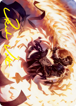 Revel in Silence Art Card (Gold-Stamped Signature) [Strixhaven: School of Mages Art Series] | Odin's Place