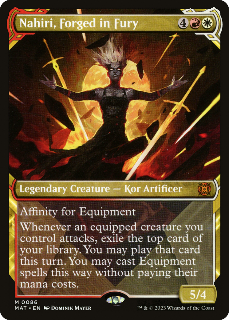 Nahiri, Forged in Fury (Showcase) [March of the Machine: The Aftermath] | Odin's Place