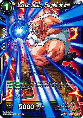 Master Roshi, Forged of Will (Alternate Art) (TB1-076) [Special Anniversary Set] | Odin's Place
