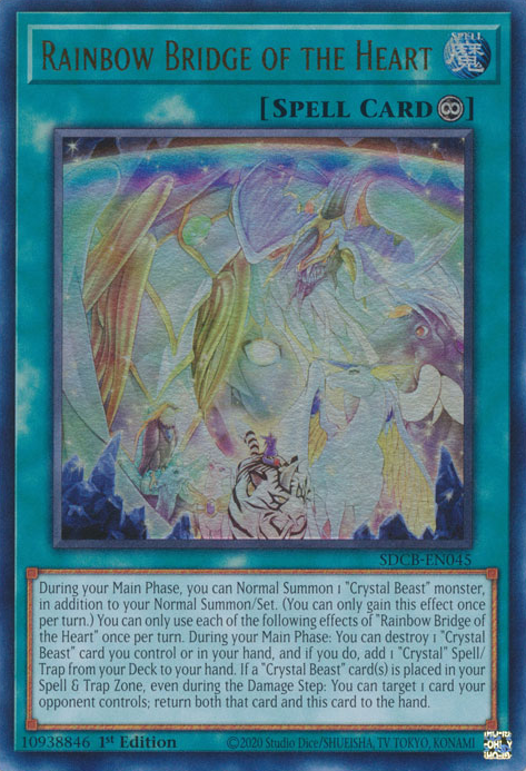 Rainbow Bridge of the Heart [SDCB-EN045] Ultra Rare | Odin's Place