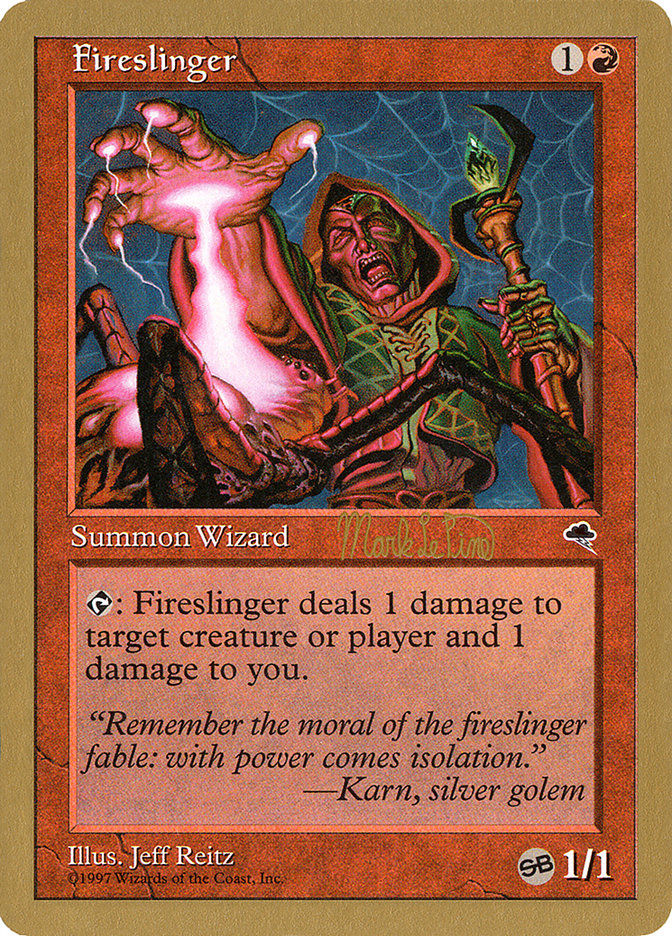 Fireslinger (Mark Le Pine) (SB) [World Championship Decks 1999] | Odin's Place