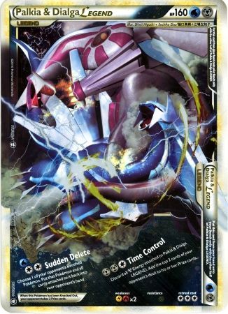 Palkia & Dialga LEGEND (101/102) (Jumbo Card) [HeartGold & SoulSilver: Triumphant] | Odin's Place