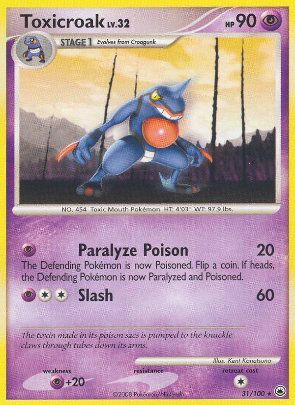 Toxicroak (31/100) [Diamond & Pearl: Majestic Dawn] | Odin's Place