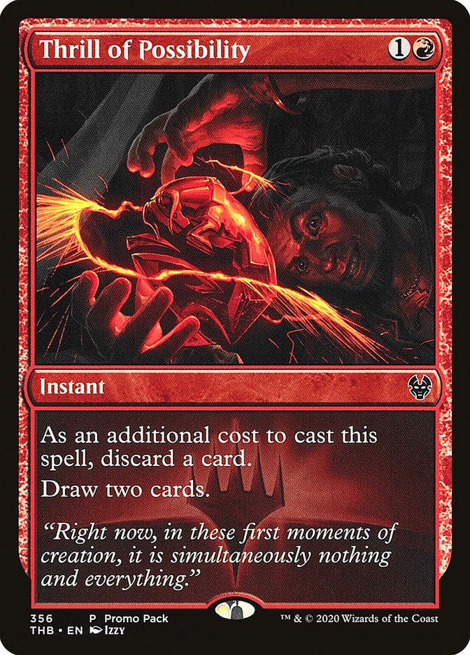 Thrill of Possibility (Promo Pack) [Theros Beyond Death Promos] | Odin's Place