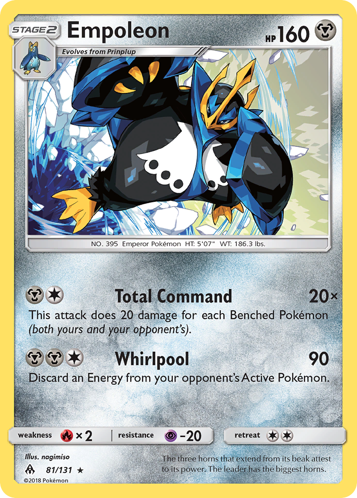 Empoleon (81/131) [Sun & Moon: Forbidden Light] | Odin's Place