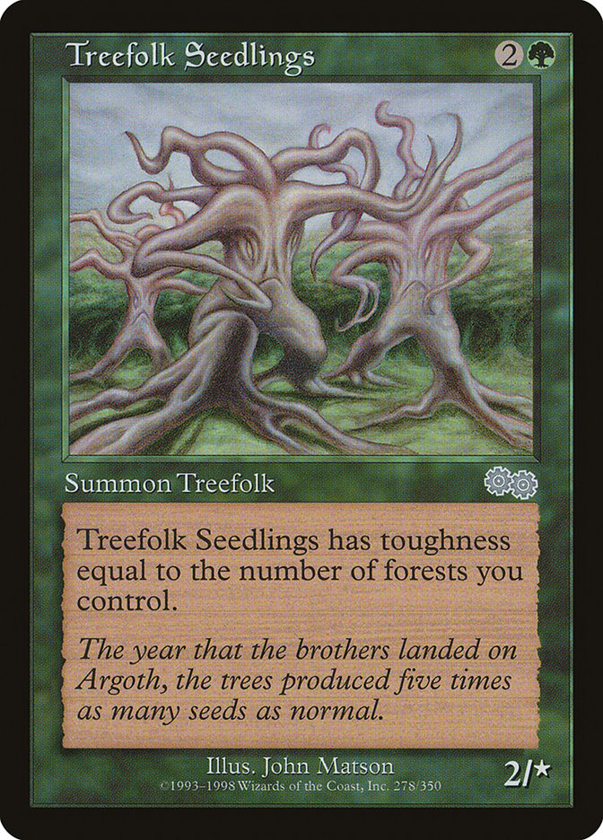 Treefolk Seedlings (278) [Urza's Saga] | Odin's Place