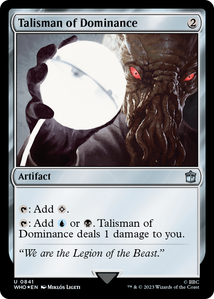 Talisman of Dominance (Surge Foil) [Doctor Who] | Odin's Place