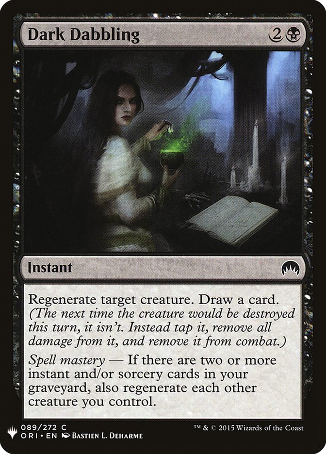 Dark Dabbling [Mystery Booster] | Odin's Place