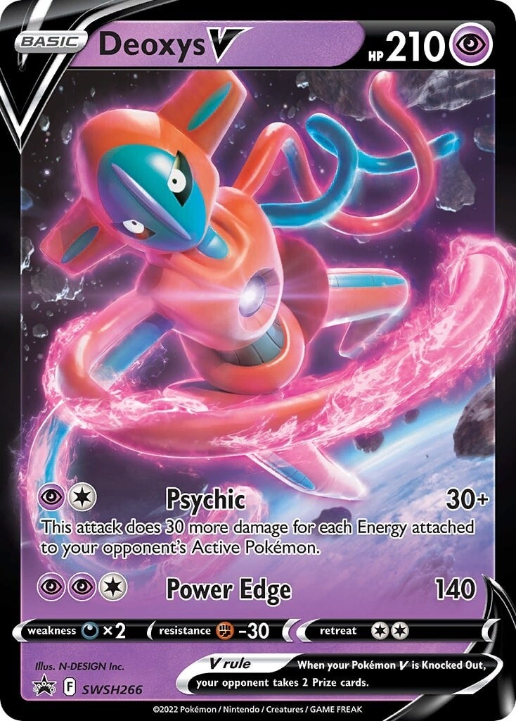 Deoxys V (SWSH266) [Sword & Shield: Black Star Promos] | Odin's Place