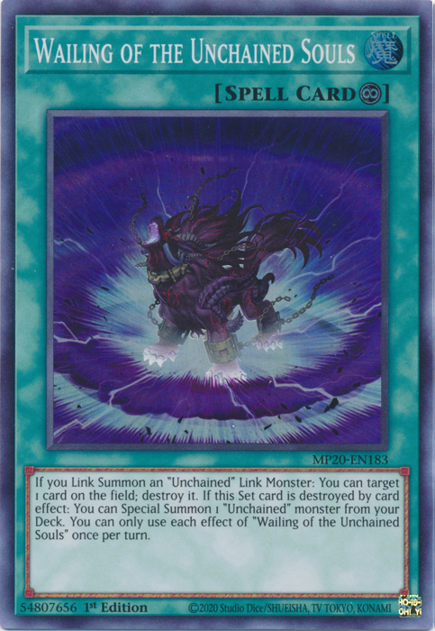 Wailing of the Unchained Souls [MP20-EN183] Super Rare | Odin's Place