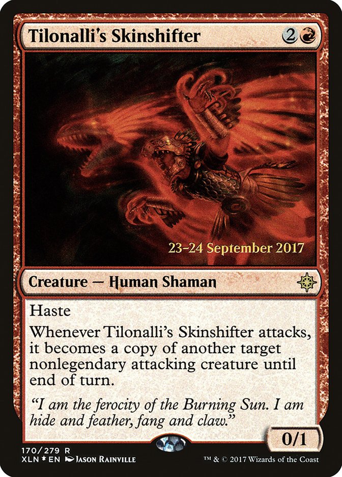 Tilonalli's Skinshifter (170) [Ixalan Prerelease Promos] | Odin's Place