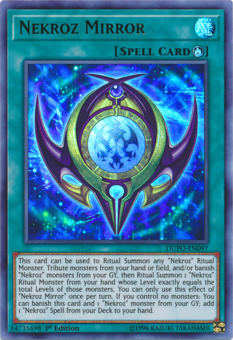 Nekroz Mirror [DUPO-EN097] Ultra Rare | Odin's Place