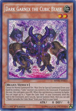 Dark Garnex the Cubic Beast [MVP1-ENS33] Secret Rare | Odin's Place