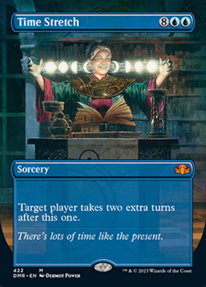 Time Stretch (Borderless Alternate Art) [Dominaria Remastered] | Odin's Place