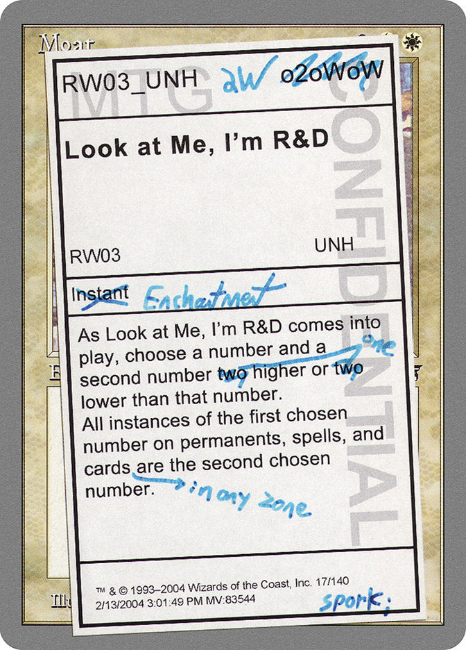 Look at Me, I'm R&D (17) [Unhinged] | Odin's Place