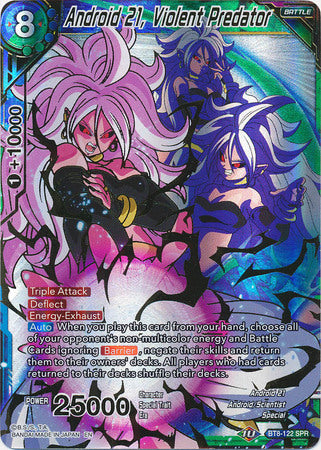 Android 21, Violent Predator (SPR) (BT8-122) [Malicious Machinations] | Odin's Place