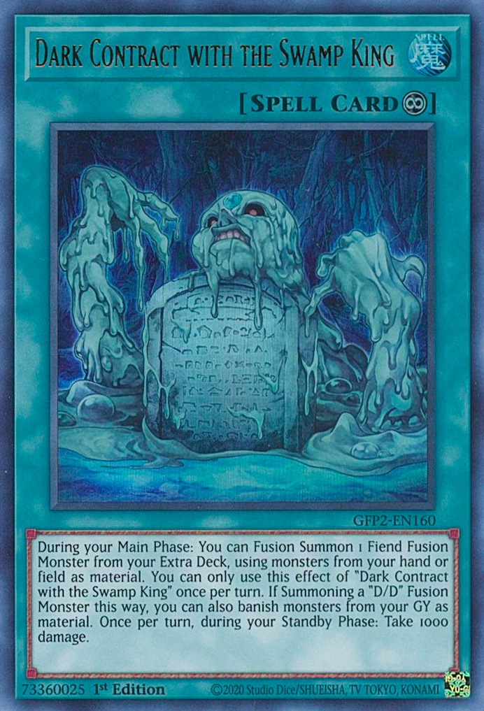 Dark Contract with the Swamp King [GFP2-EN160] Ultra Rare | Odin's Place