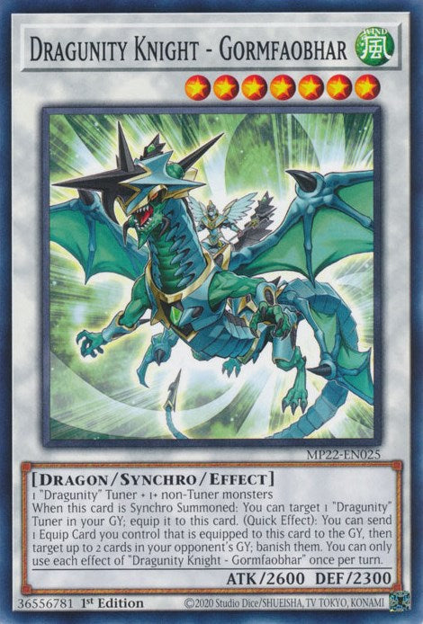 Dragunity Knight - Gormfaobhar [MP22-EN025] Common | Odin's Place