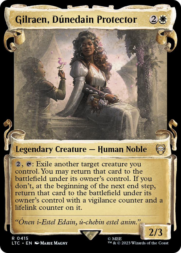 Gilraen, Dunedain Protector [The Lord of the Rings: Tales of Middle-Earth Commander Showcase Scrolls] | Odin's Place
