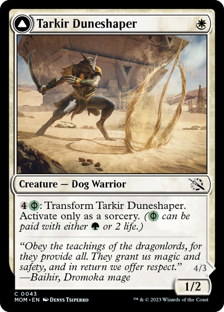 Tarkir Duneshaper // Burnished Dunestomper [March of the Machine] | Odin's Place