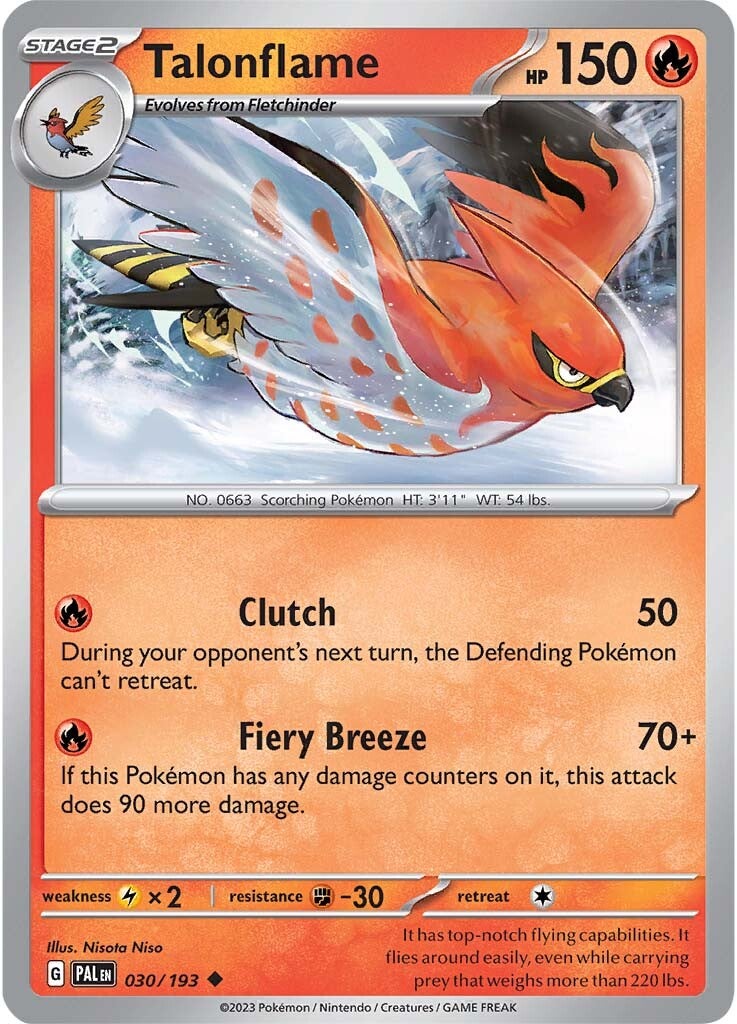 Talonflame (030/193) [Scarlet & Violet: Paldea Evolved] | Odin's Place