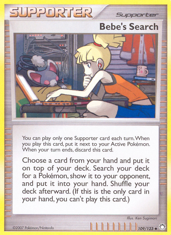Bebe's Search (109/123) [Diamond & Pearl: Mysterious Treasures] | Odin's Place