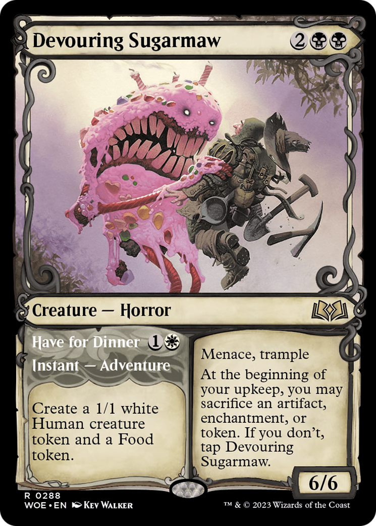 Devouring Sugarmaw // Have For Dinner (Showcase) [Wilds of Eldraine] | Odin's Place