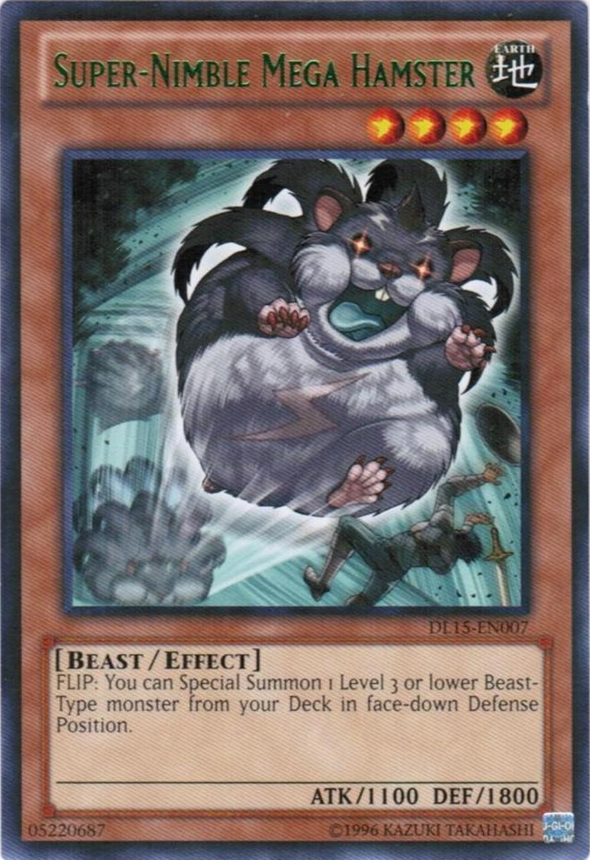Super-Nimble Mega Hamster (Green) [DL15-EN007] Rare | Odin's Place