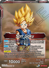 Son Goku // Son Goku, Pan, and Trunks, Space Adventurers (BT17-001) [Ultimate Squad Prerelease Promos] | Odin's Place