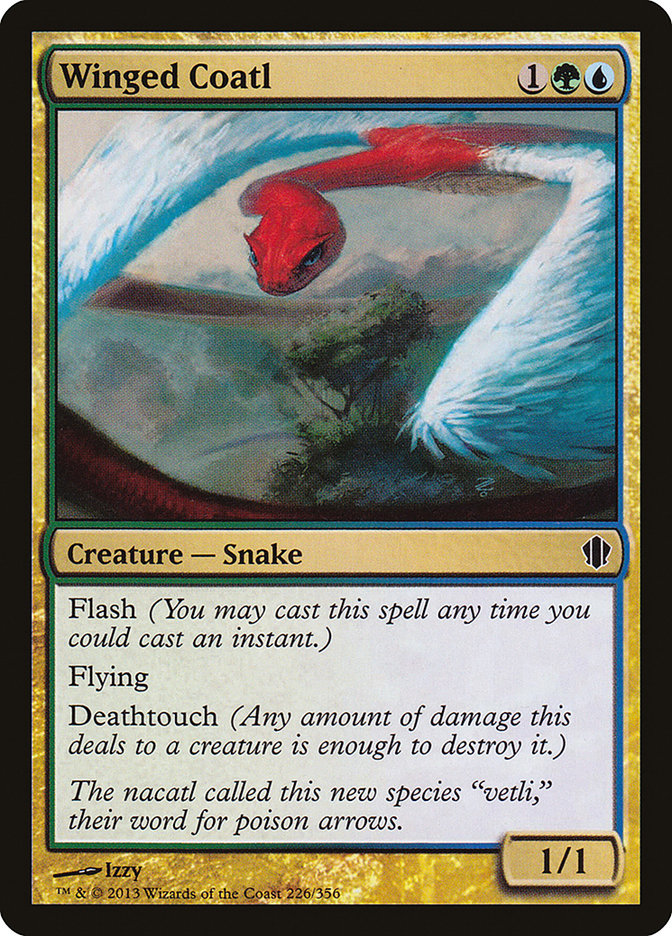 Winged Coatl (226) [Commander 2013] | Odin's Place