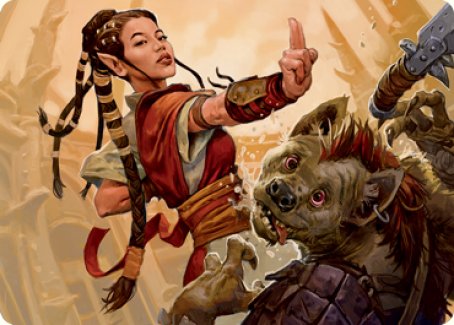 Half-Elf Monk Art Card [Dungeons & Dragons: Adventures in the Forgotten Realms Art Series] | Odin's Place
