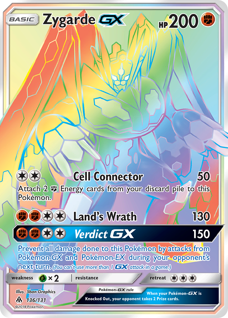 Zygarde GX (136/131) [Sun & Moon: Forbidden Light] | Odin's Place