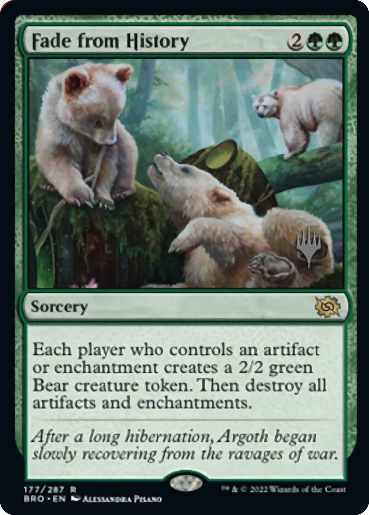 Fade from History (Promo Pack) [The Brothers' War Promos] | Odin's Place