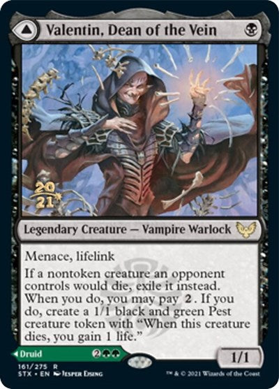 Valentin, Dean of the Vein // Lisette, Dean of the Root [Strixhaven: School of Mages Prerelease Promos] | Odin's Place