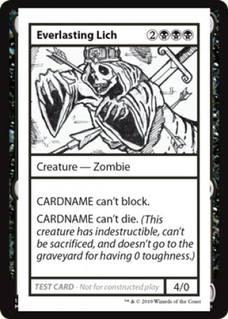 Everlasting Lich (2021 Edition) [Mystery Booster Playtest Cards] | Odin's Place