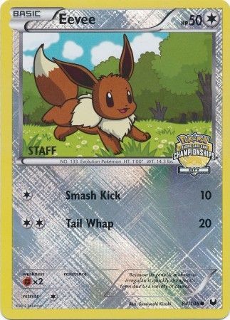 Eevee (84/108) (City Championship Staff) [League & Championship Cards] | Odin's Place