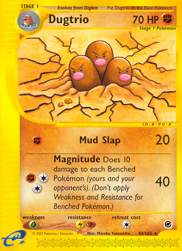Dugtrio (44/165) [Expedition: Base Set] | Odin's Place