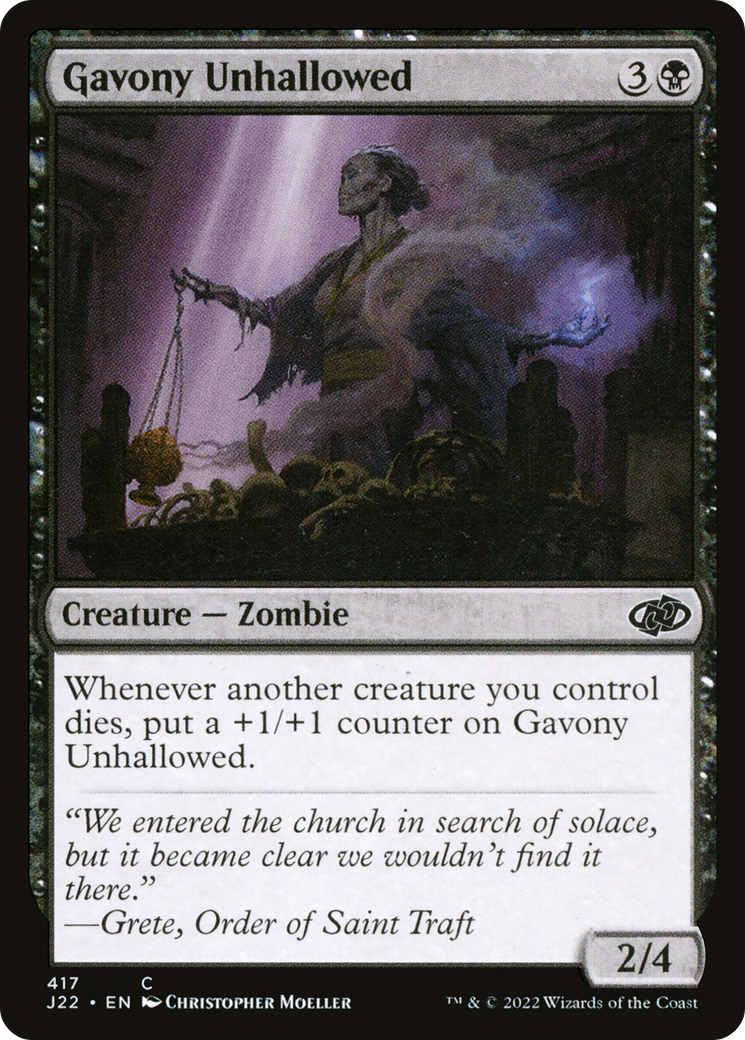 Gavony Unhallowed [Jumpstart 2022] | Odin's Place