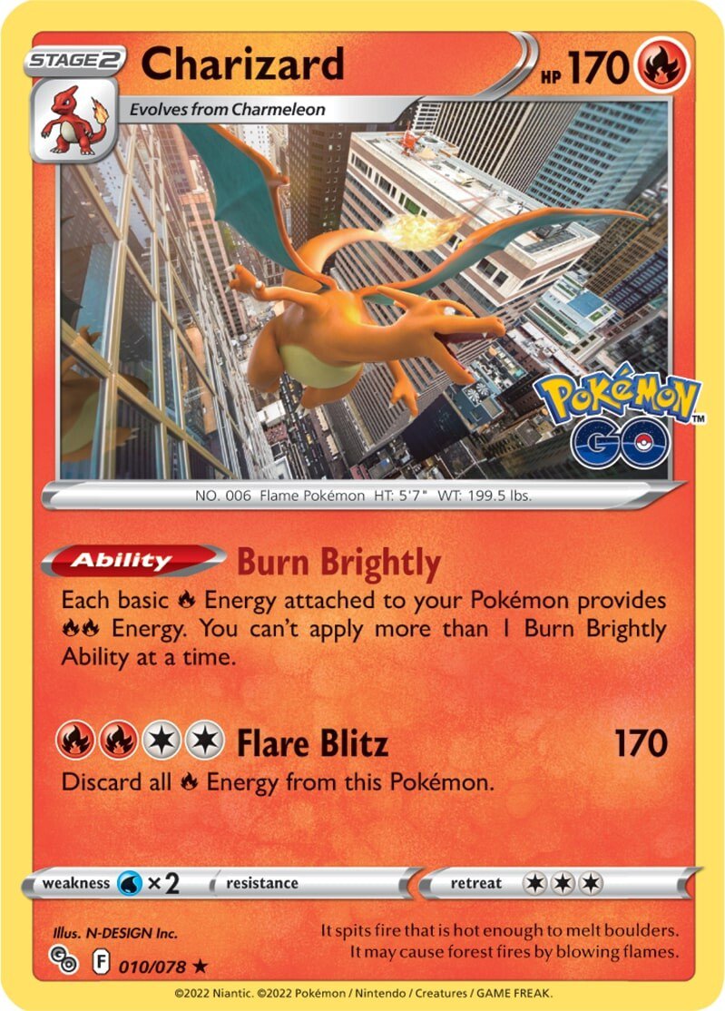 Charizard (010/078) [Pokémon GO] | Odin's Place