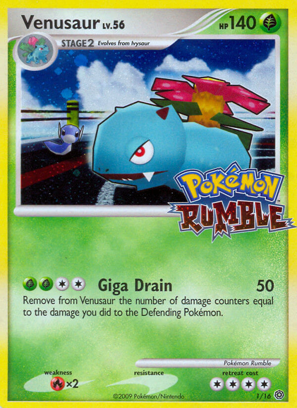 Venusaur (1/16) [Pokémon Rumble] | Odin's Place