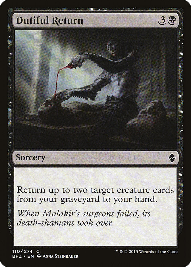 Dutiful Return (110) [Battle for Zendikar] | Odin's Place