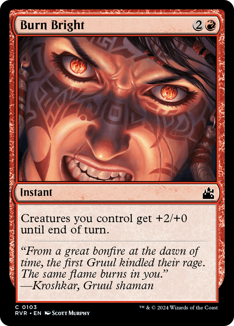 Burn Bright [Ravnica Remastered] | Odin's Place